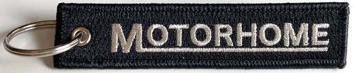 Motorhome embroidered key - motorhome,