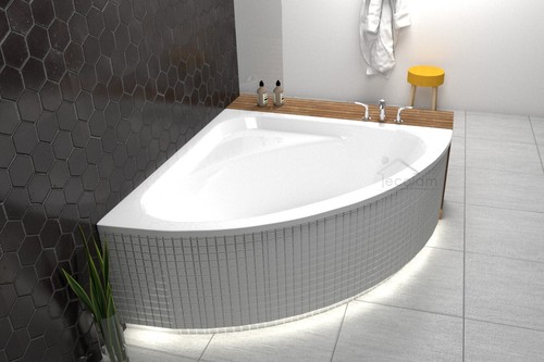 Baignoire angle coin - baignoire,