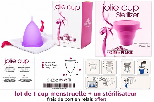 Coupe menstruelle jolie cup - menstruelle,