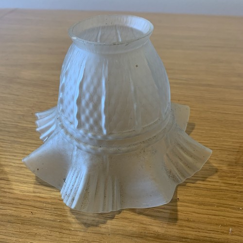 Art deco glass tulip - art,