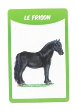 50 Horse Breeds Card - Frisian