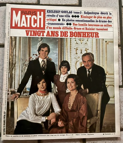 Paris match nº1398 mars - paris, 13