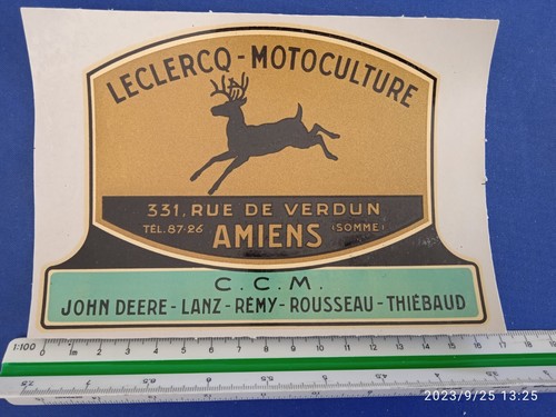 Chromo transfert john deere - john, à