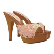 Mule Avec Talon Haut Partie