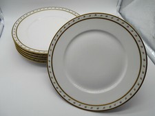 J&C PICARD LIMOGES PORCELAIN SET OF 6 LARGE PLATES