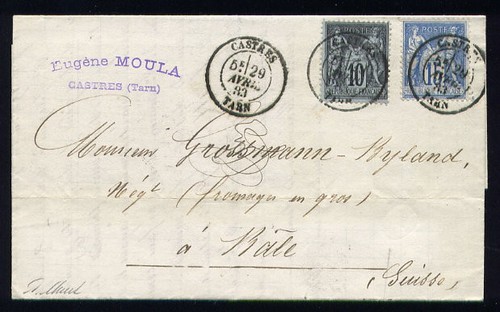 Rare lettre castres - rare,