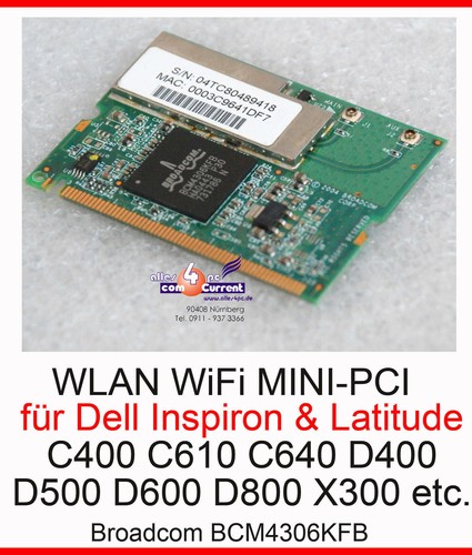 Carte wlan dell latitude c400 - wlan,
