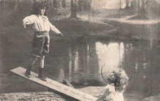 CP BLACK WHITE CHILDREN PLAY SWING - 37541