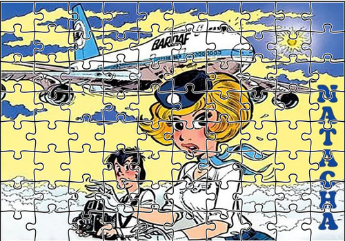 Puzzle natacha hotesse - natacha,