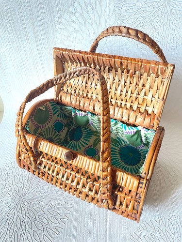 Ancien panier rotin des - ancien, en