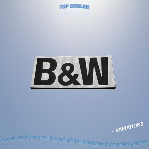 Bowers wilkins w - wilkins, b&w