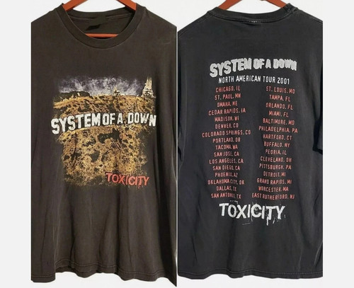 System down tour shirt - a,
