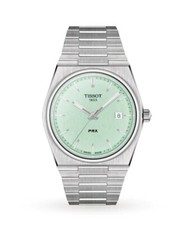 Montre pour homme Tissot PRX T137.410.11.091.01 cadran vert quartz 40 mm en a...