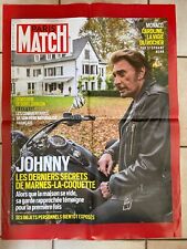 Johnny Hallyday Poster Paris Match 3819 Press Poster July 2022 80x60
