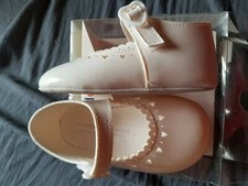 Chaussure cérémonie mariage baptême enfant fille bébé ivoire en 19