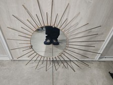 Grand miroir Original Soleil en laiton vintage années 50/60 A Saisir Bon Prix 