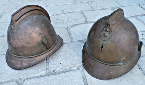 Lot deux coques casque - deux, de