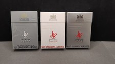 Lot de 3 paquets de cigarettes vides JPS  (Anciens - vintage)
