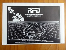 10/1983 PUB RFD SAFETY SURVIVAL LIFERAFT ORIGINAL SURVIVAL RAFT AD