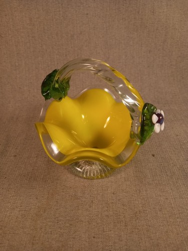 Panier vintage verre - vintage, en