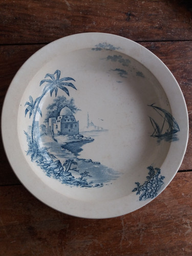 Gien grand plat creux - plat,