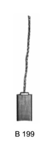 Brosse charbon démarreur - brosse, charbon,