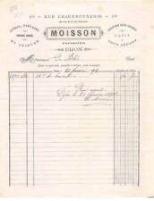 Invoice.AM20567.Dijon.1892.Harvest.Upholsterer.Seat.Hanging.Curtains.Carpet