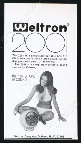 1972 weltron 2001 stereo fm - weltron, am