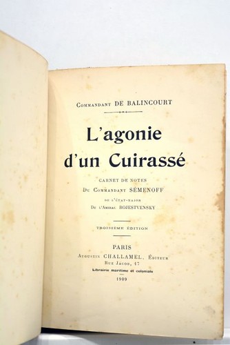 Balincourt agonie cuirasse - balincourt,