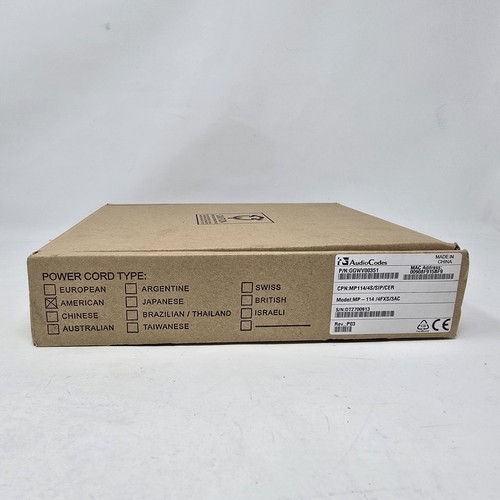 Audiocodes 114 4fxs - audiocodes, mp-114/4fxs/3ac