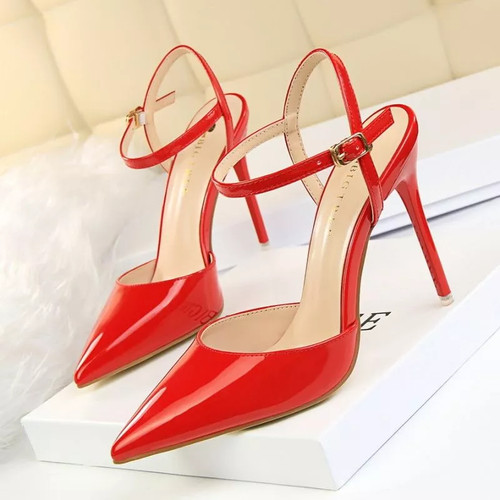 éscarpins rouge poli - Éscarpins, sexy