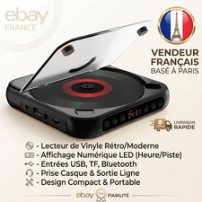 Lecteur CD Portable Bluetooth