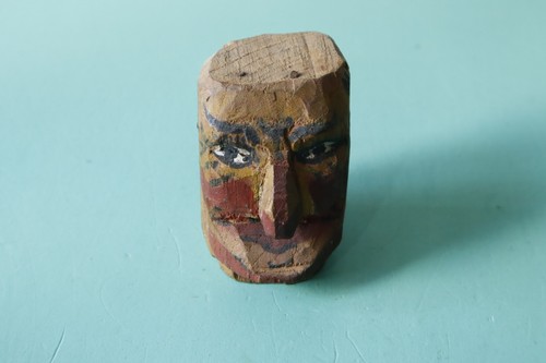 Tête marionnette ancienne - tête, de