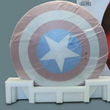 US 1:1 Marvel Legends Captain America 75th Anniversary Metal Shield New