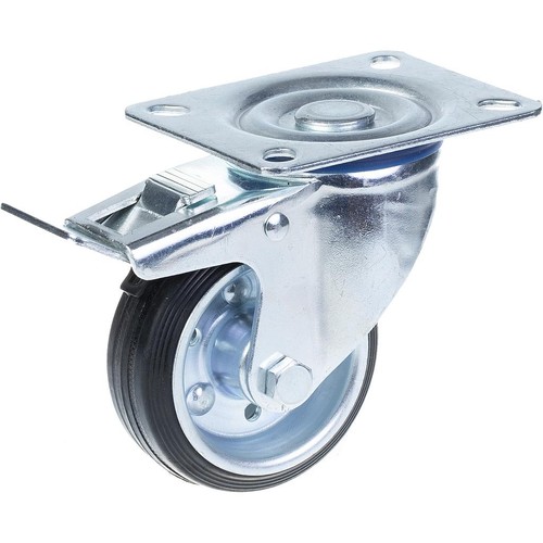 Roulette pivotante avec - , frein
