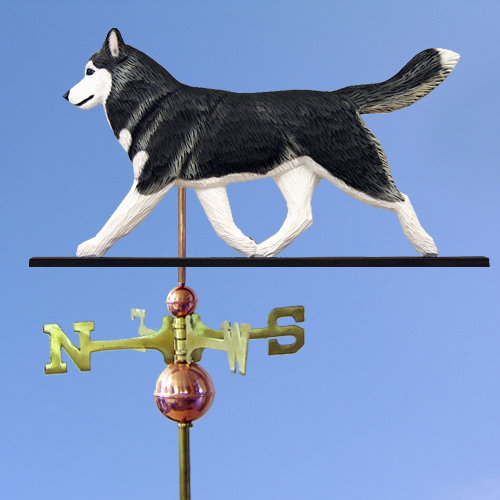 Husky sibérien main - husky, sculpté
