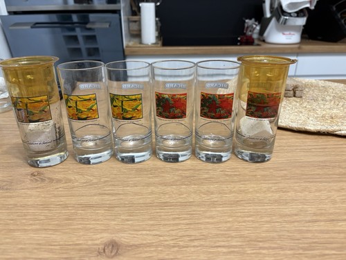 Verres tube ricard lot 6 - ricard,
