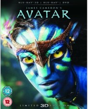 AVATAR - Limited Edition UK REGION FREE DVD + 3D + BLU-RAY