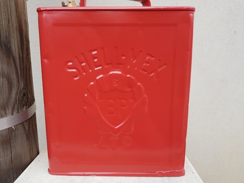 Bidon ancien shell mex huile - ancien,