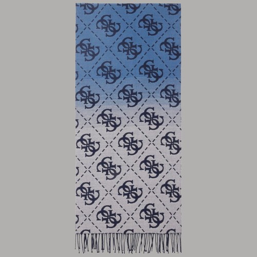 écharpe dégradée bleue - dégradée, pour