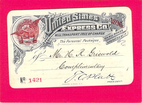 United states express 1896 - united,