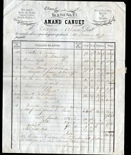ORLEANS (45) SCRAP METAL / METAL "ALMOND & CANUET" in 1877