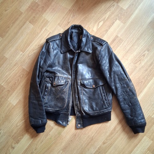 Veste cuir schott - en, vintage