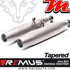 Paire de silencieux échappement REMUS Triumph Bonneville T120 2022