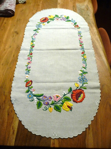 Chemin table napperon - chemin,