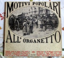 Motivi Popolari All'Organetto - LP GTA GT LP 1005 