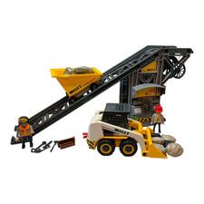 sympa  Convoyeur avec pelleteuse 2884 Playmobil (  chantier  travaux ) 2884