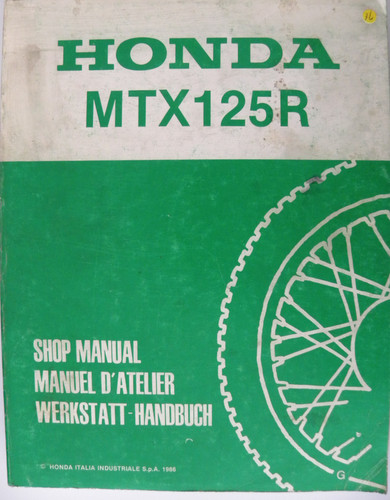 Manuel atelier moto honda - manuel,