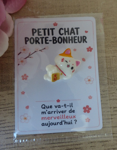 Mini chat porte bonheur - mini,