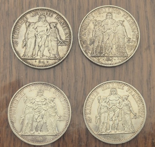 Lot pièces francs - pièces, 10